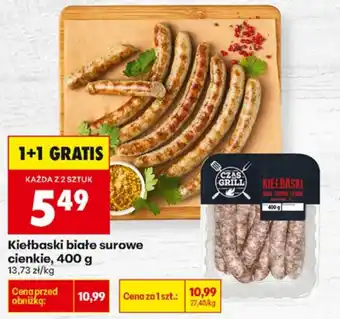 Biedronka Kiełbaski białe surowe cienkie oferta
