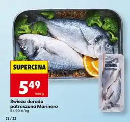 Biedronka Świeża dorada patroszona Marinero oferta