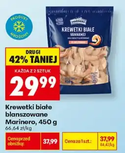 Biedronka Krewetki białe blanszowane Marinero oferta