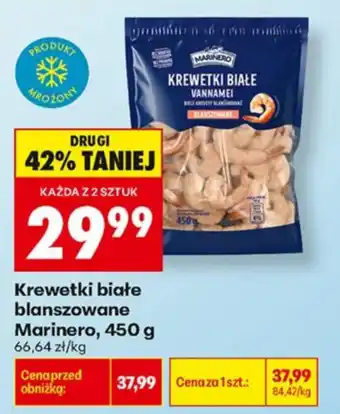 Biedronka Krewetki białe blanszowane Marinero oferta