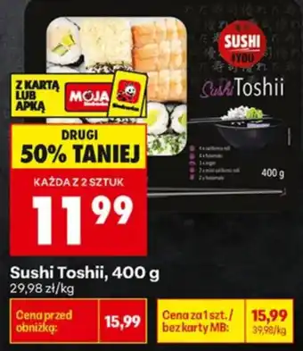 Biedronka Sushi Toshii oferta