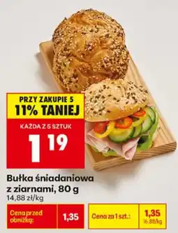 Biedronka Bułka śniadaniowa z ziarnami oferta
