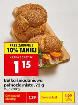 Biedronka Bułka śniadaniowa pełnoziarnista oferta