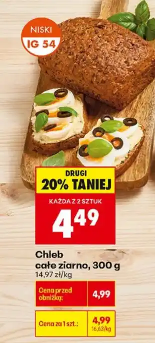 Biedronka Chleb całe ziarno oferta