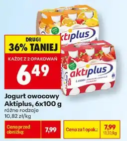 Biedronka Jogurt owocowy Aktiplus oferta