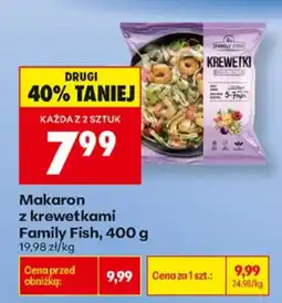 Biedronka Makaron z krewetkami Family Fish oferta
