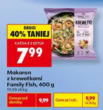 Biedronka Makaron z krewetkami Family Fish oferta
