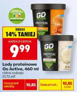 Biedronka Lody proteinowe Go Active oferta