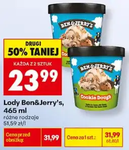 Biedronka Lody Ben&Jerry's oferta
