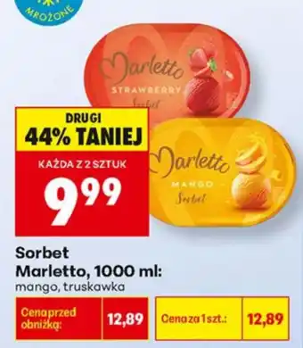 Biedronka Sorbet Marletto oferta