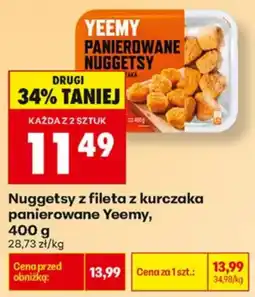 Biedronka Nuggets z fileta z kurczaka panierowane Yeemy oferta