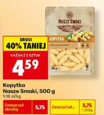 Biedronka Kopytka Nasze Smaki oferta