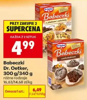 Biedronka Babeczki Dr. Oetker oferta