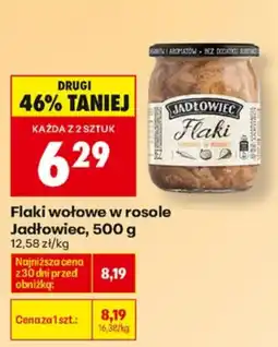 Biedronka Flaki wołowe w rosoli Jadłowiec oferta