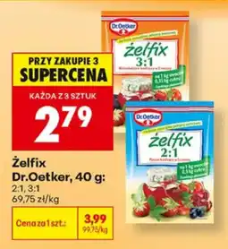 Biedronka Żelfix Dr.Oetker oferta