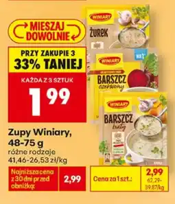 Biedronka Zupy Winiary oferta