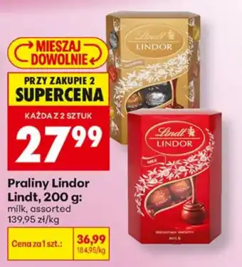 Biedronka Praliny Lindor Lindt oferta