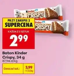 Biedronka Baton Kinder Crispy oferta