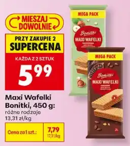 Biedronka Maxi Wafelki Bonitki oferta