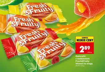 Biedronka Galaretki z nadzieniem Fresh&Fruity wawel oferta