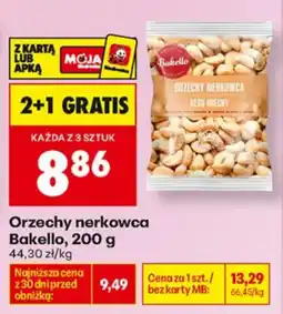 Biedronka Orzechy nerkowca Bakello oferta