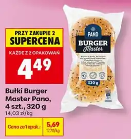 Biedronka Bułki Burger Master Pano oferta