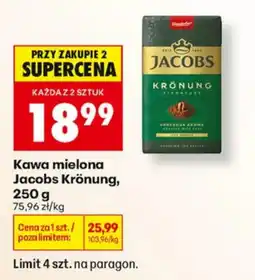 Biedronka Kawa mielona Jacobs Krönung oferta