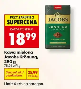 Biedronka Kawa mielona Jacobs Krönung oferta