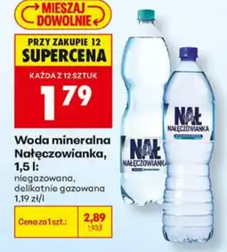 Biedronka Woda mineralna Nałęczowianka oferta