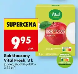 Biedronka Sok tłoczony Vital Fresh oferta