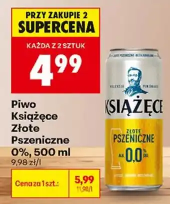 Biedronka Piwo Książęce Złote Pszeniczne oferta