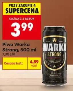 Biedronka Piwo Warka Strong oferta