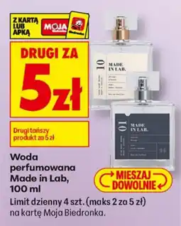Biedronka Woda perfumowana Made in Lab oferta