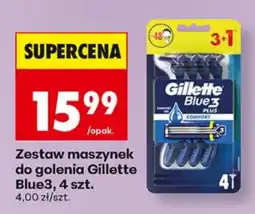 Biedronka Zestaw maszynek do golenia Gillette Blue3 oferta