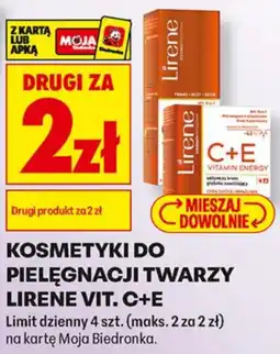 Biedronka Kosmetyki do pielęgnacji twarzy Lirene Vit. C+E oferta