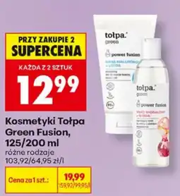 Biedronka Kosmetyki Tołpa Green Fusion oferta