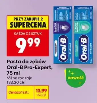 Biedronka Pasta do zębów Oral-B Pro-Expert oferta