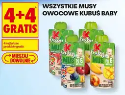 Biedronka Musy owocowe Kubuś Baby oferta