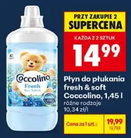 Biedronka Płyn do płukania fresh & soft Coccolino oferta
