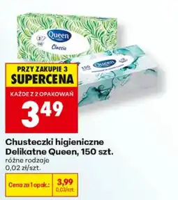Biedronka Chusteczki higieniczne Delikatne Queen oferta
