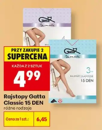 Biedronka Rajstopy Gatta Classic 15 DEN oferta