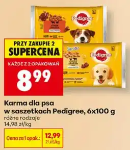 Biedronka Karma dla psa w saszetkach Pedigree oferta