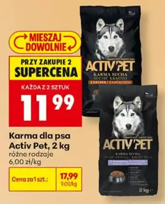 Biedronka Karma dla psa Activ Pet oferta