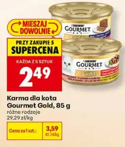 Biedronka Karma dla kota Gourmet Gold oferta