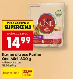 Biedronka Karma dla psa Purina One Mini oferta