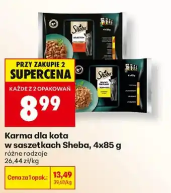 Biedronka Karma dla kota w saszetkach Sheba oferta