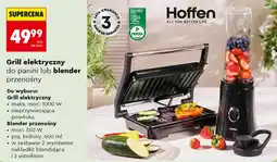 Biedronka Grill elektryczny lub Blender przenośny Hoffen oferta