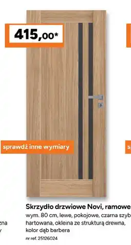 Bricoman Skrzydło drzwiowe Novi, ramowe oferta