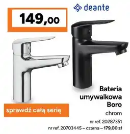 Bricoman Bateria umywalkowa Boro chrom oferta