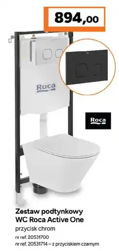 Bricoman Zestaw podtynkowy WC Roca Active One oferta